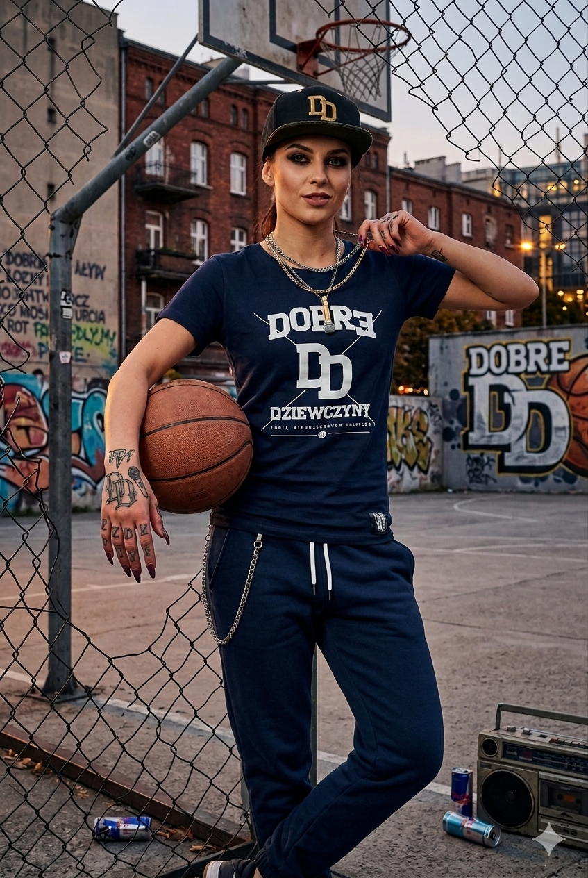 T-shirt JP FIRMA Damski Dobre Dziewczyny PRZEDSPRZEDAŻ