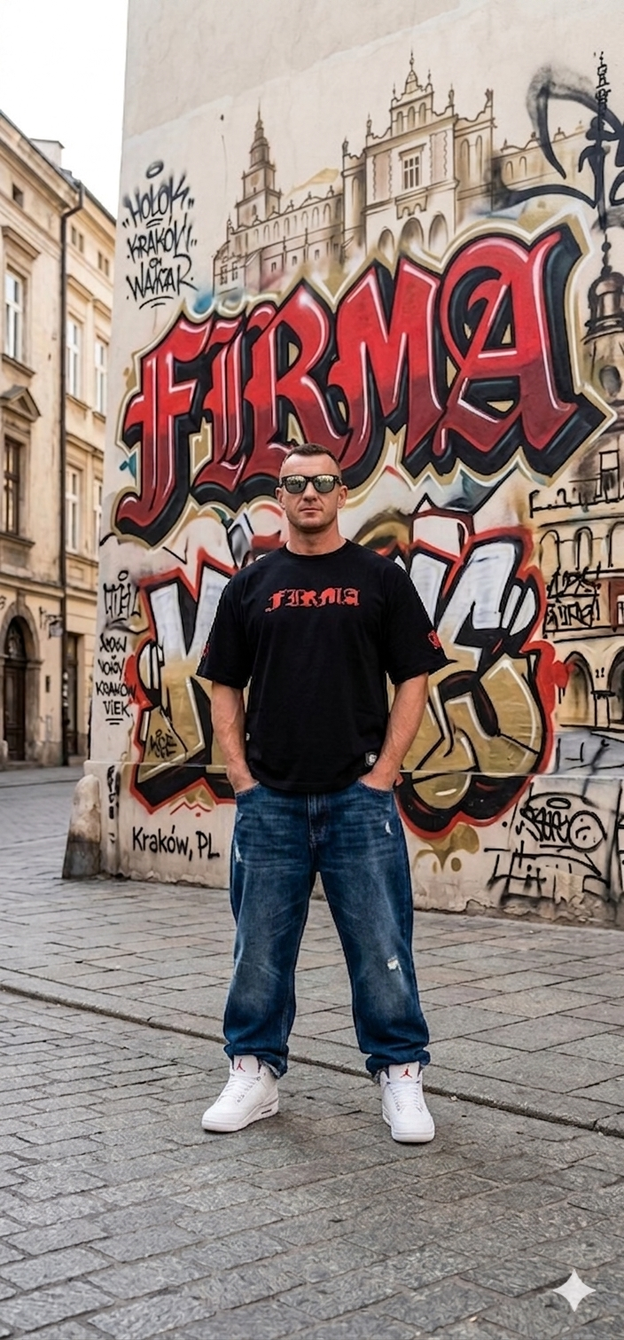 T-shirt FIRMA JP Red Premium PKIUZ PRZEDSPRZEDAŻ