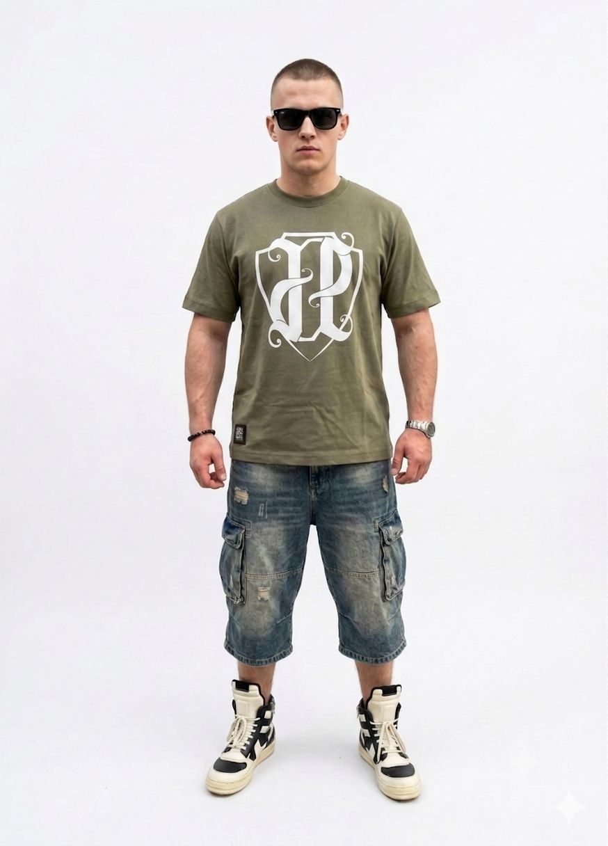 T-shirt JP FIRMA KHAKI PRZEDSPRZEDAŻ