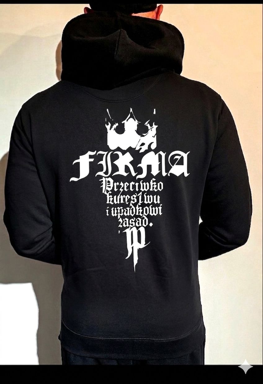 Bluza JP FIRMA PKIUZ KAPTUR WHITE PRZEDSPRZEDAŻ - obrazek 4
