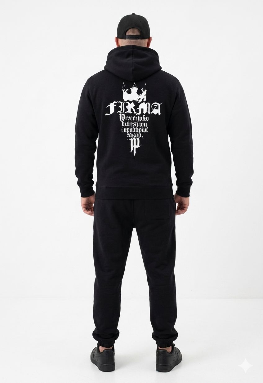 Bluza JP FIRMA PKIUZ KAPTUR WHITE PRZEDSPRZEDAŻ - obrazek 2