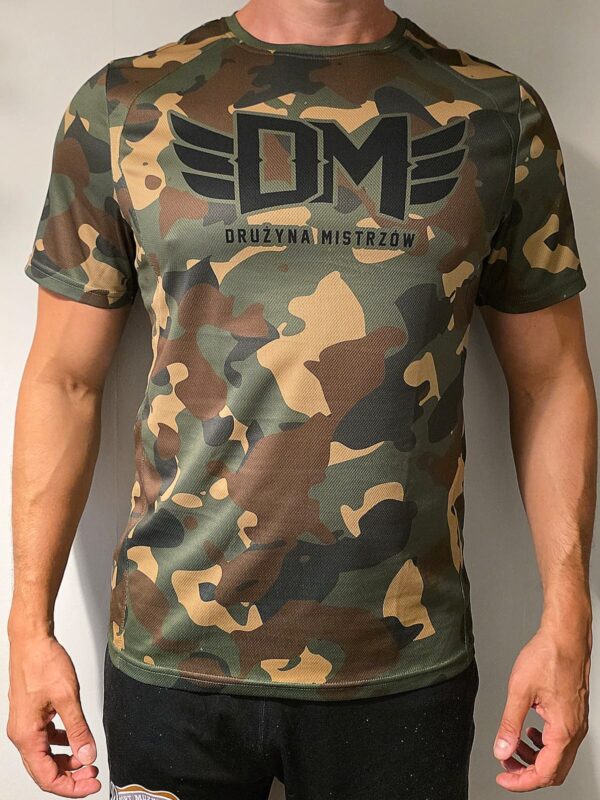 T-shirt treningowy DRUŻYNA MISTRZÓW Camo PRZEDSPRZEDAŻ