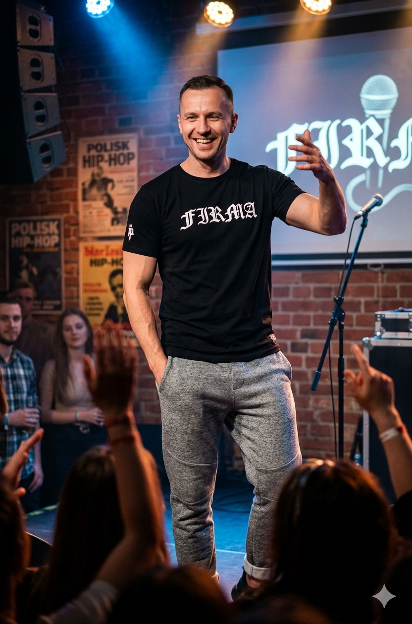 T-shirt FIRMA Biała Classic PRZEDSPRZEDAŻ