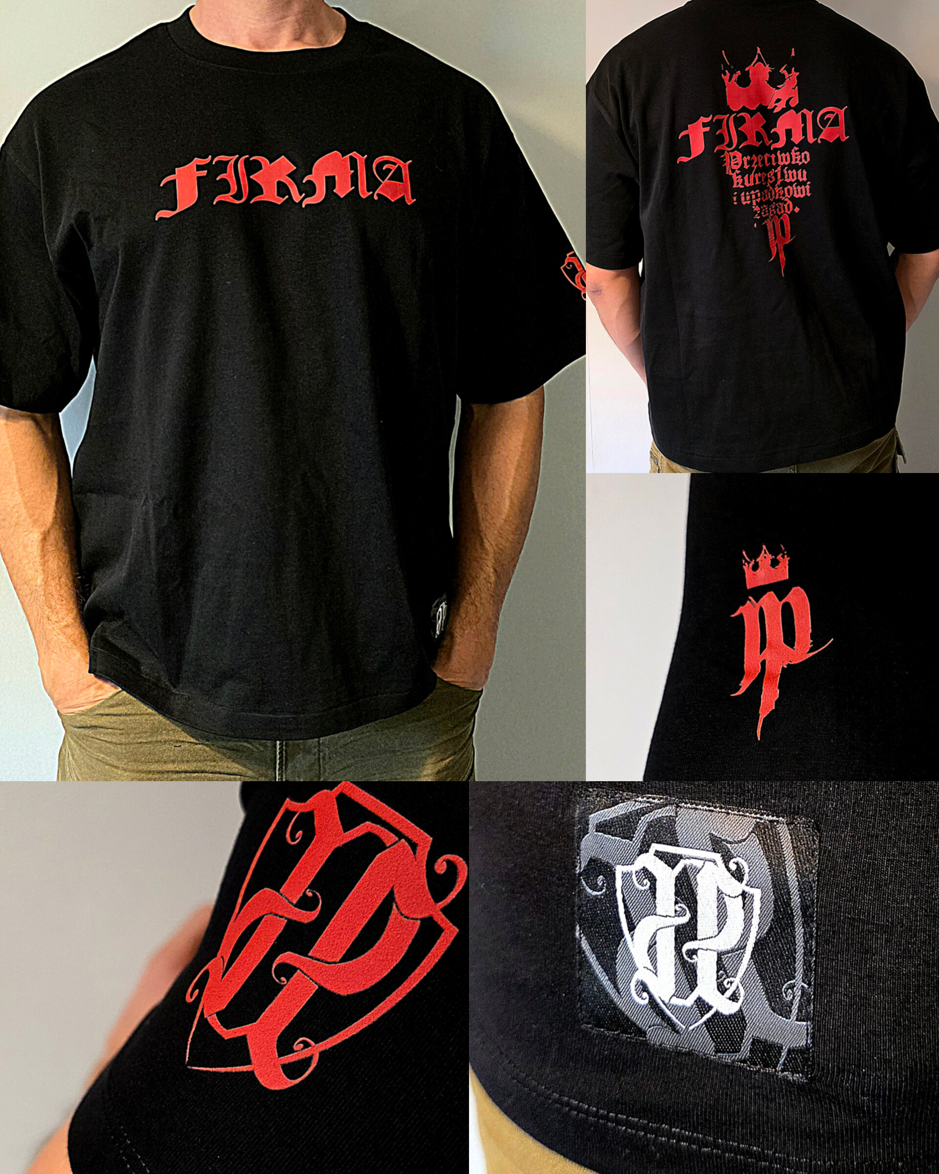 T-shirt FIRMA Red Premium PRZEDSPRZEDAŻ