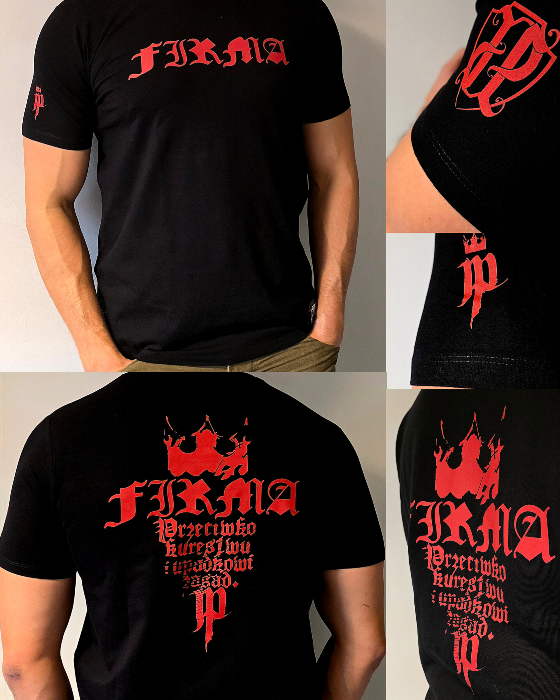 T-shirt FIRMA Red Classic PRZEDSPRZEDAŻ