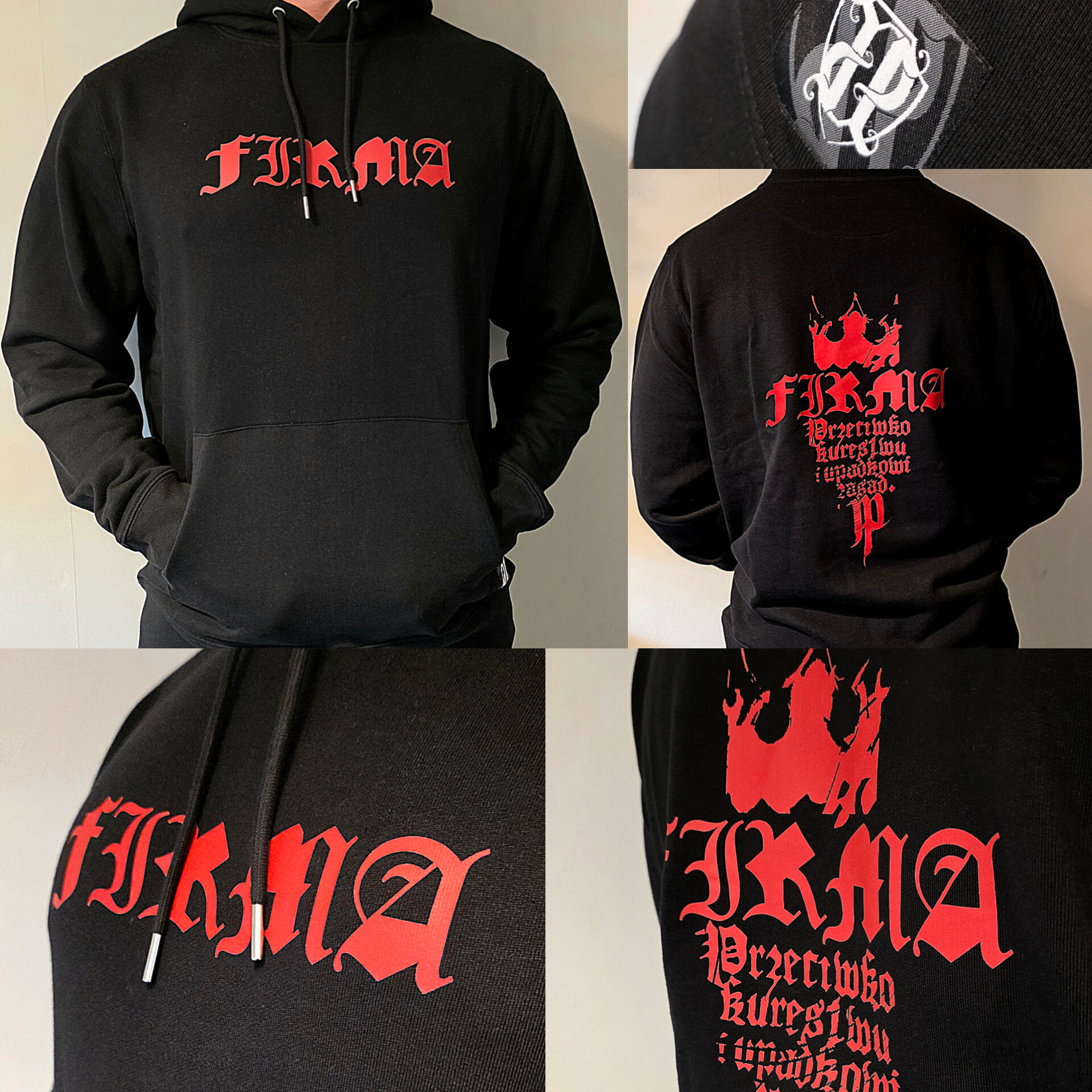 Bluza Firma Red Kaptur PRZEDSPRZEDAŻ