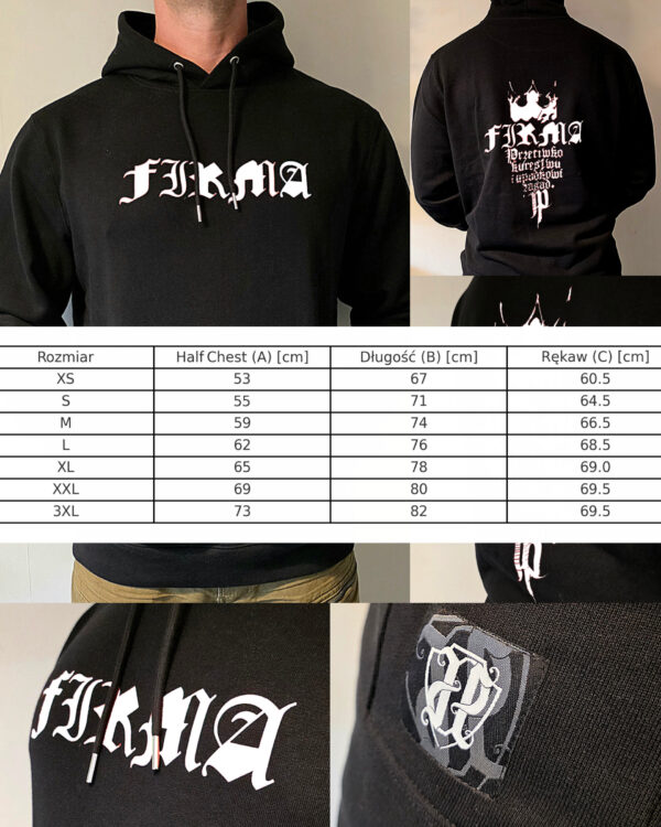 InShot_20251022_214549615 Bluza FIRMA JP Biała Kaptur PRZECIWKO KUREST** I UPADKOWI ZASAD PRZEDSPRZEDAŻ