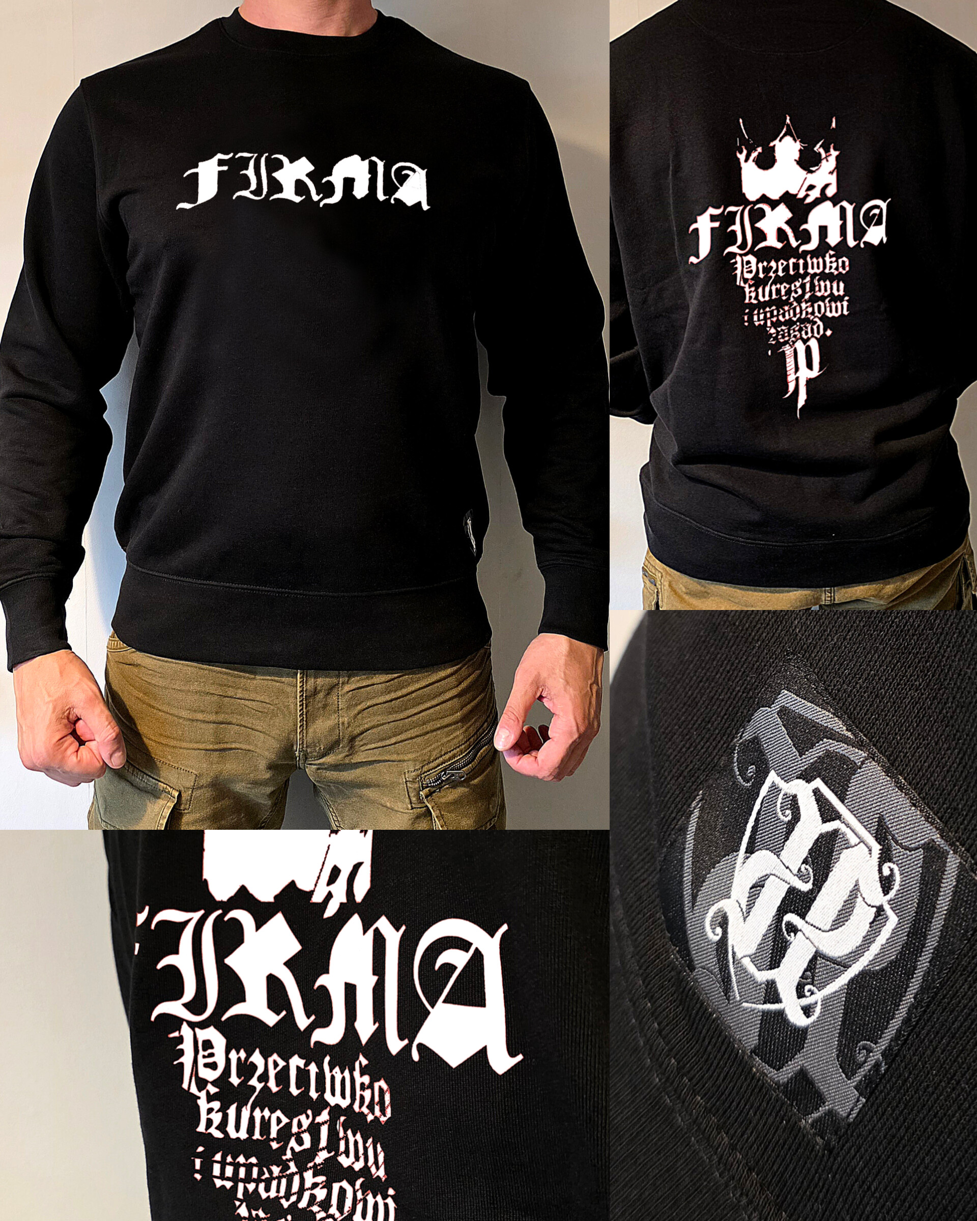 Bluza Firma Biała Classic PRZEDSPRZEDAŻ