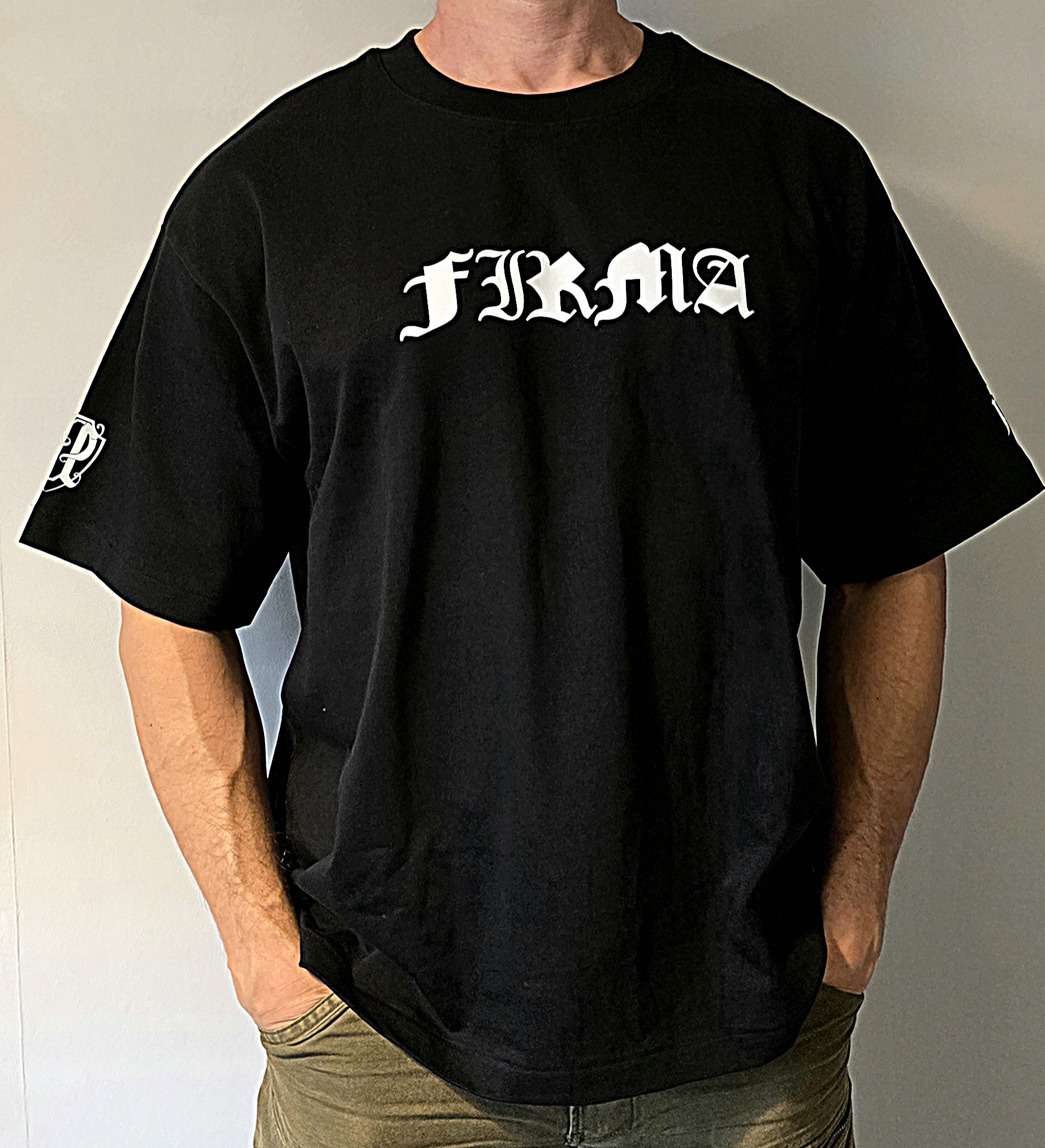 T-shirt FIRMA Biała Premium PRZEDSPRZEDAŻ - obrazek 3