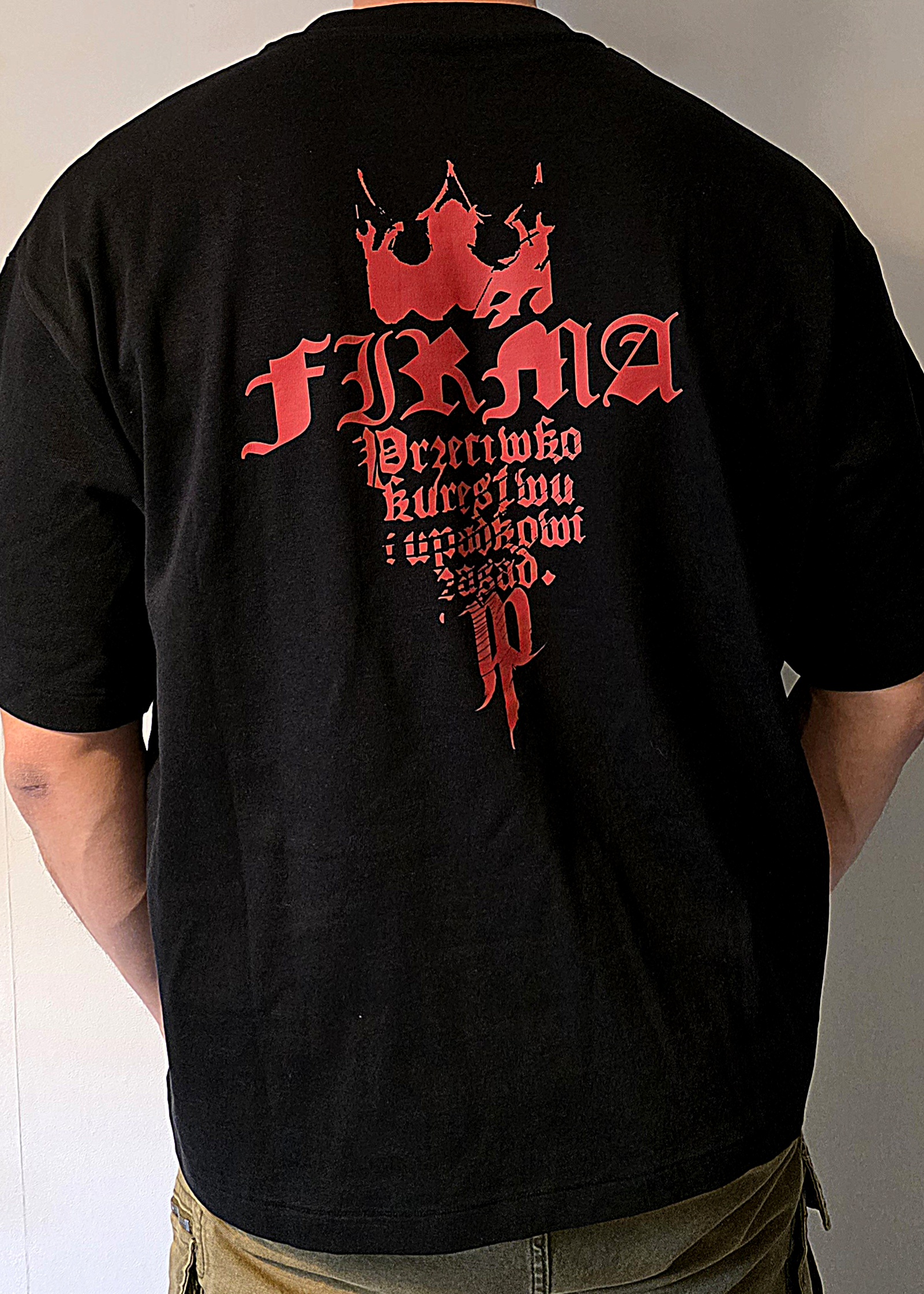 T-shirt FIRMA Red Premium PRZEDSPRZEDAŻ - obrazek 6