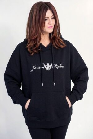 Bluza JP FIRMA Damska Jestem Piękna Czarna PRZEDSPRZEDAŻ