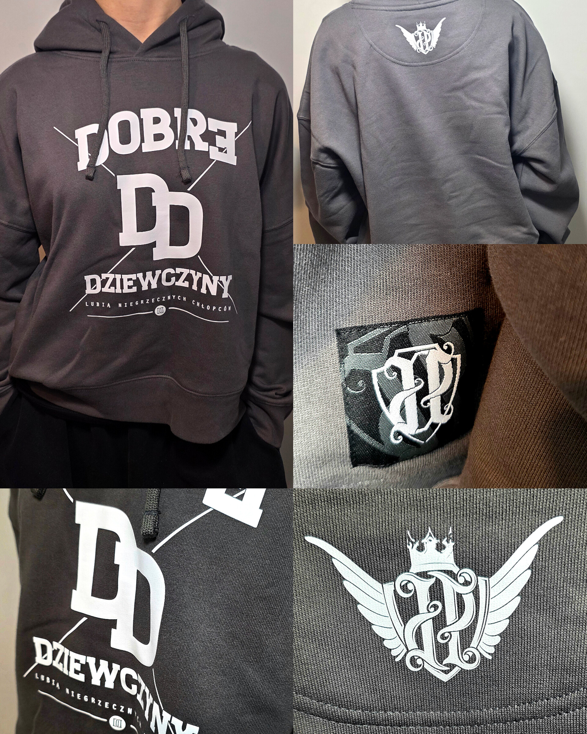 Bluza JP Damska Dobre Dziewczyny Szara PRZEDSPRZEDAŻ