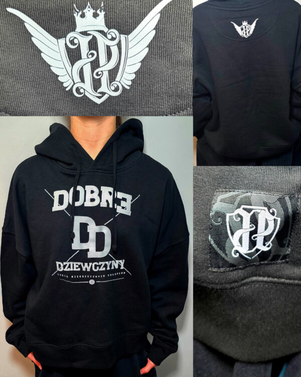 Bluza JP FIRMA  Damska Dobre Dziewczyny Czarna PRZEDSPRZEDAŻ