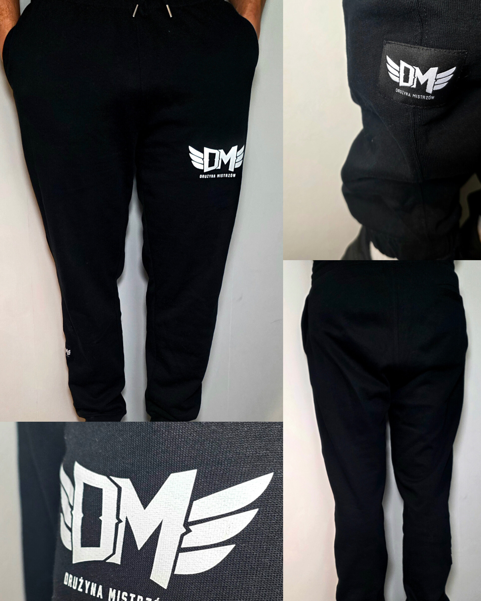 Spodnie Dresowe DM Premium białe PRZEDSPRZEDAŻ