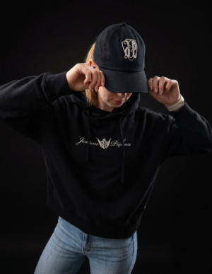 Bluza JP FIRMA Damska Jestem Piękna Czarna PRZEDSPRZEDAŻ