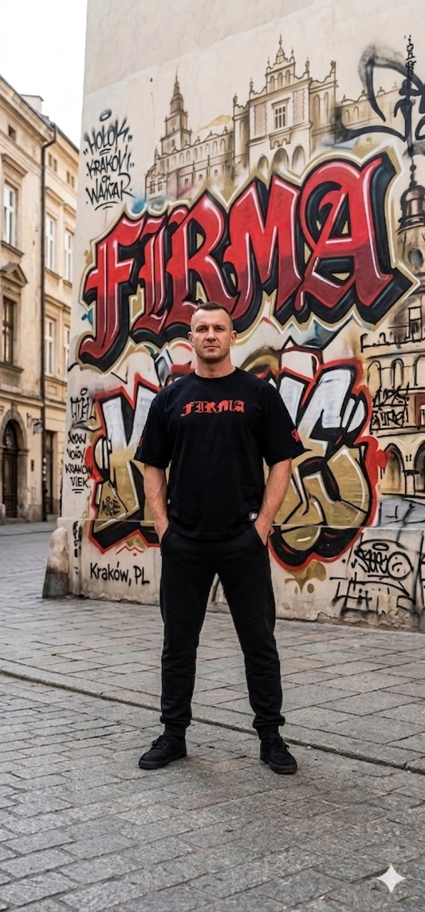 T-shirt FIRMA Red Premium PRZEDSPRZEDAŻ