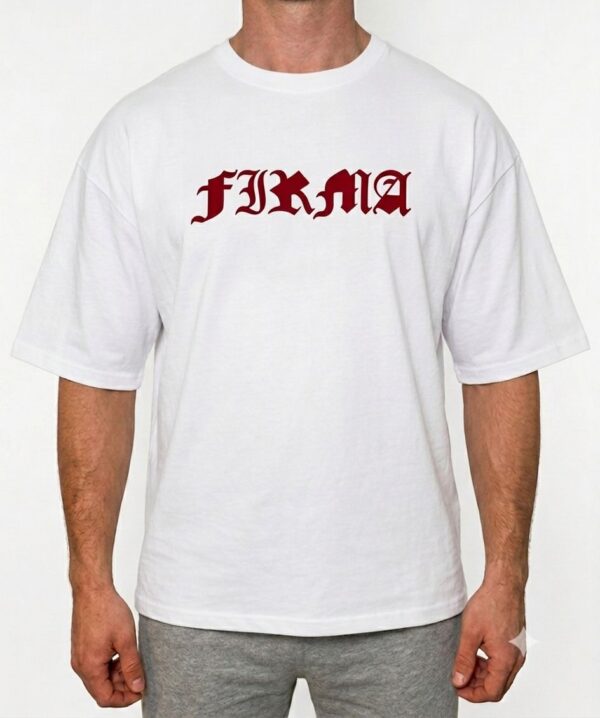 T-shirt FIRMA Red Premium White PKIUZ PRZEDSPRZEDAŻ