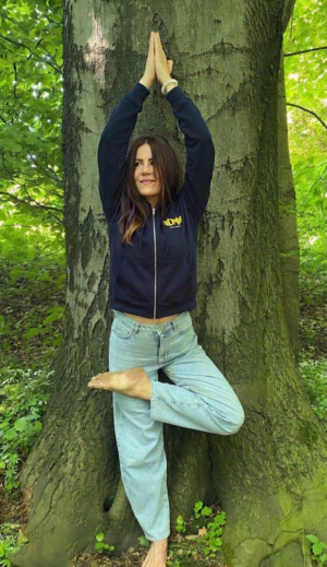 Bluza DRUŻYNA MISTRZÓW Damska NAVY Zip PRZEDSPREDAŻ