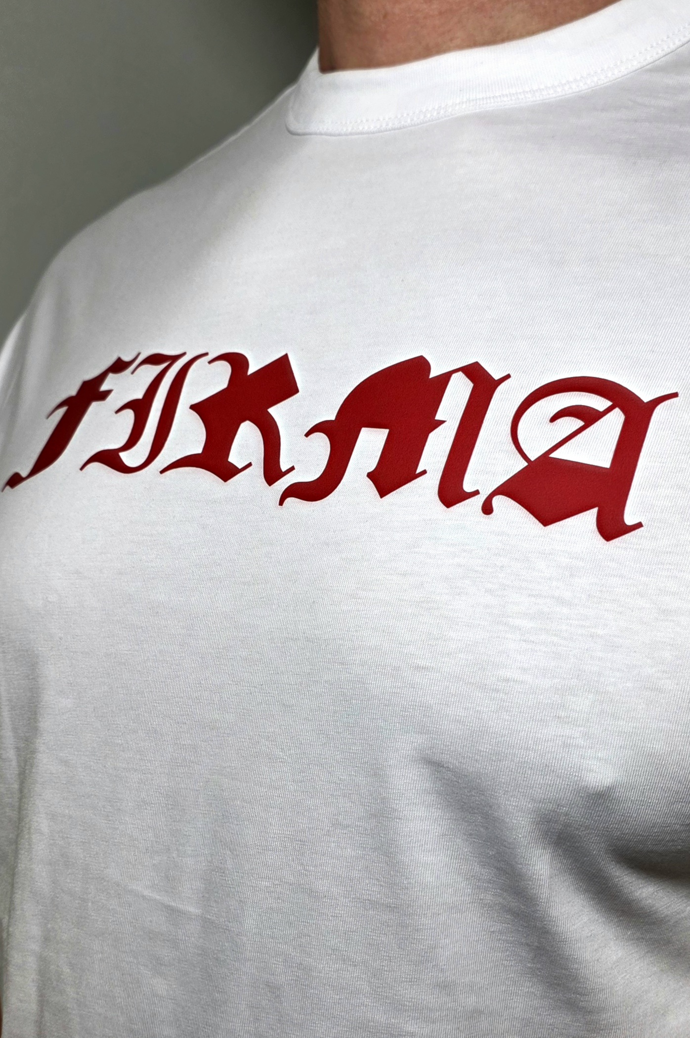 T-shirt Firma Style white PRZEDSPRZEDAŻ - obrazek 5