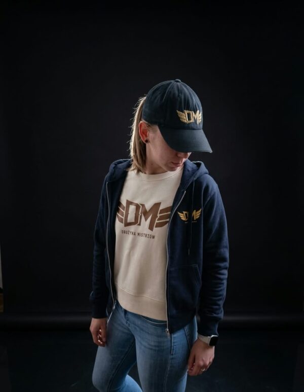 Bluza DRUŻYNA MISTRZÓW Damska NAVY Zip PRZEDSPREDAŻ