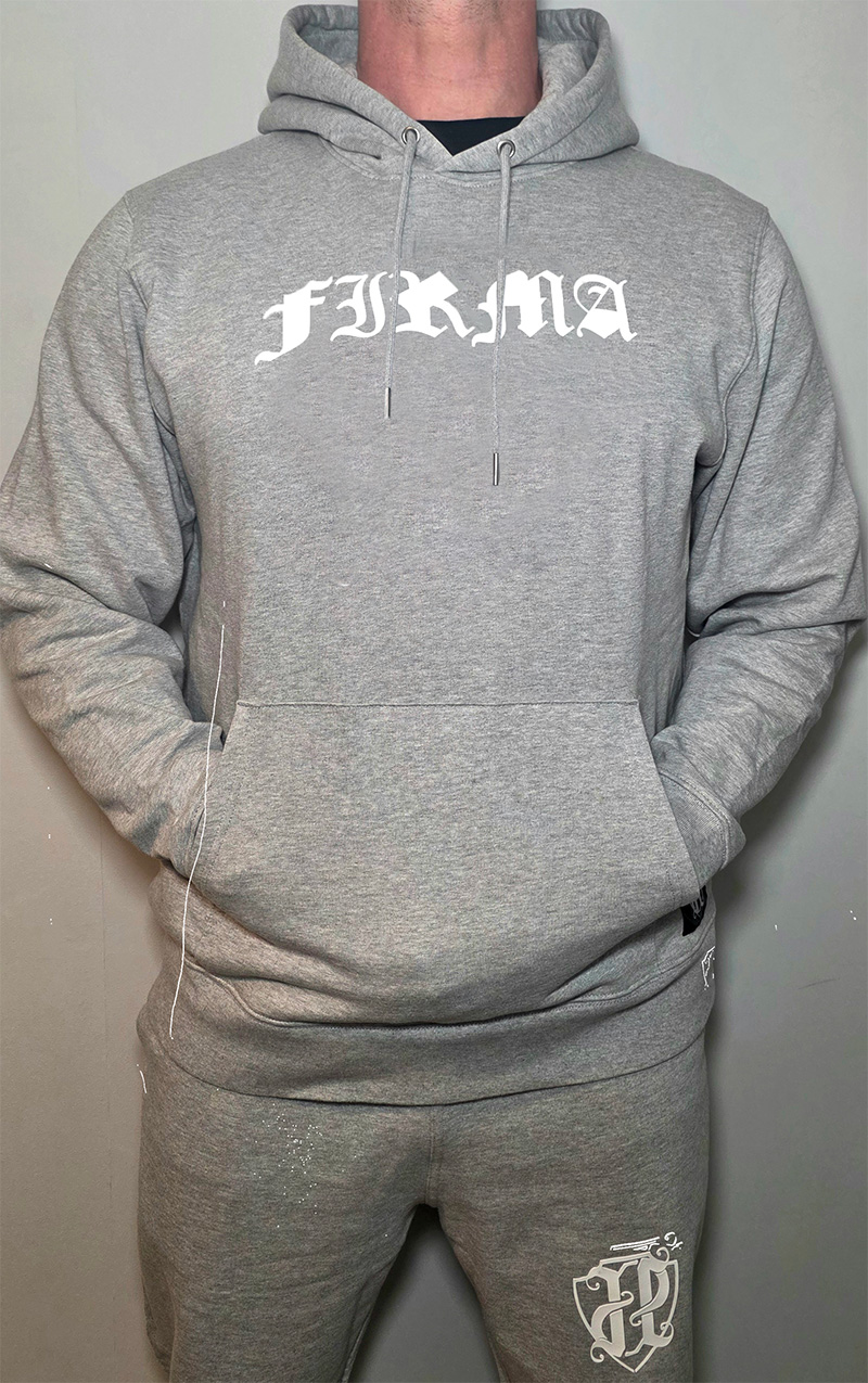 Bluza Firma melange Kaptur PRZEDSPRZEDAŻ - obrazek 5