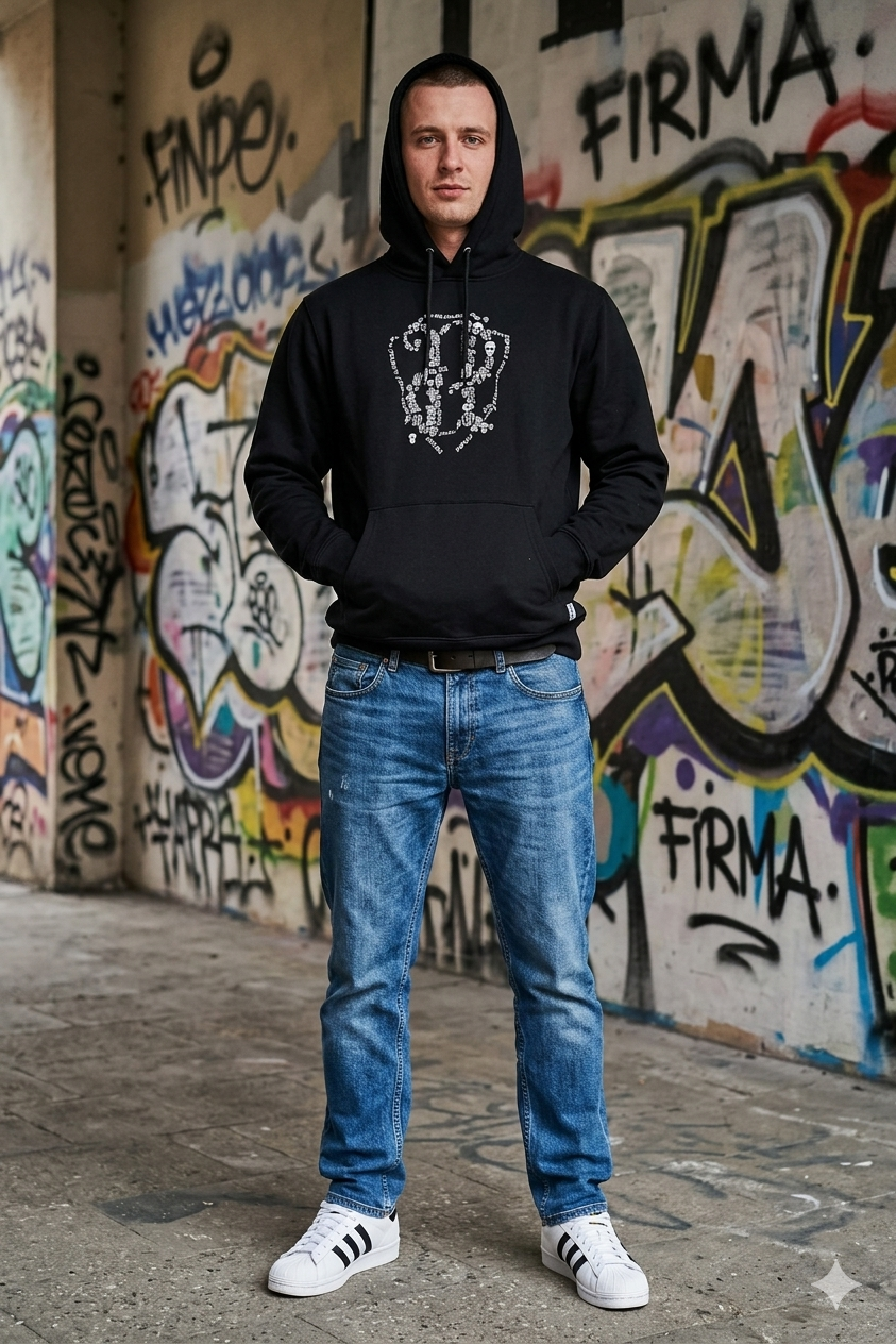 Bluza JP Wzorki Kaptur PRZEDSPRZEDAŻ