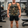 Tanktop treningowy DRUŻYNA MISTRZÓW camo PRZEDSPRZEDAŻ