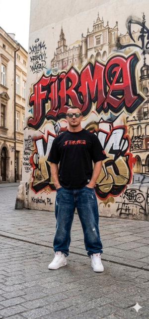 T-shirt FIRMA JP Red Premium PKIUZ PRZEDSPRZEDAŻ