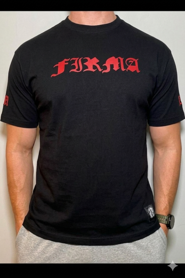 T-shirt FIRMA RED  STYLE PRZECIWKO KUREST** I UPADKOWI ZASAD