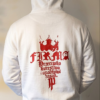 Bluza Firma Red Kaptur Biała Premium PRZECIWKO KUREST** I UPADKOWI ZASAD PRZEDSPRZEDAŻ