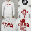 Bluza Firma Red Kaptur Biała Premium PRZECIWKO KUREST** I UPADKOWI ZASAD PRZEDSPRZEDAŻ