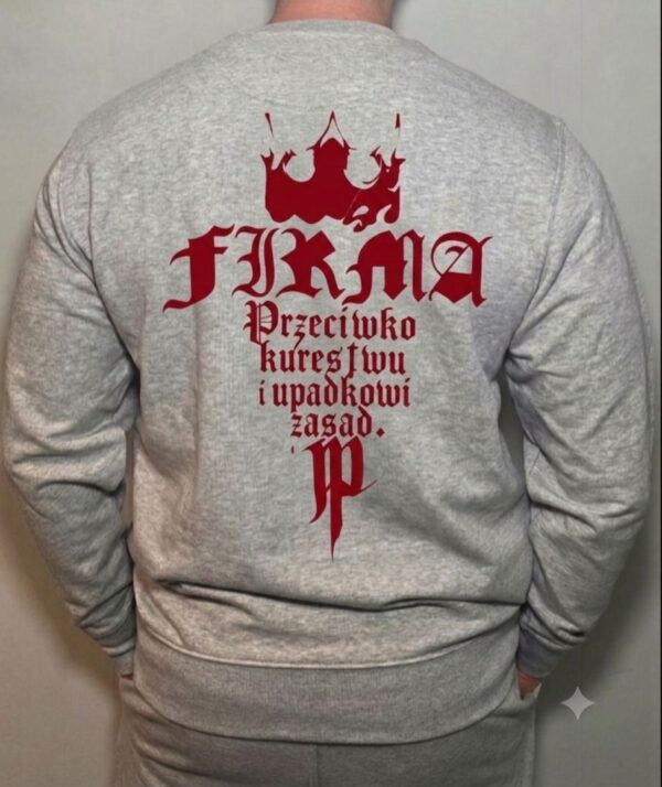BLUZA FIRMA JP MELANGE PRZECIWKO KUREST** I UPADKOWI ZASAD PRZEDSPRZEDAŻ