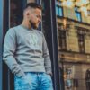 BLUZA JP FIRMA MELANGE CALSSIC PRZEDSPRZEDAŻ