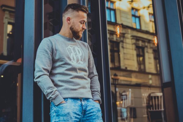 BLUZA JP FIRMA MELANGE CALSSIC PRZEDSPRZEDAŻ