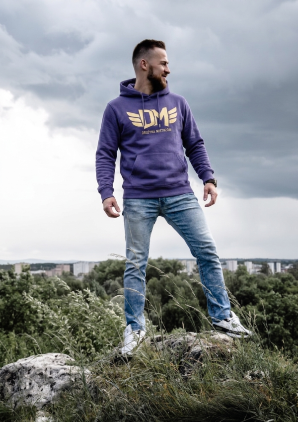 1000033614 BLUZA DRUŻYNA MISTRZÓW PURPLE KAPTUR PRZEDSPRZEDAŻ