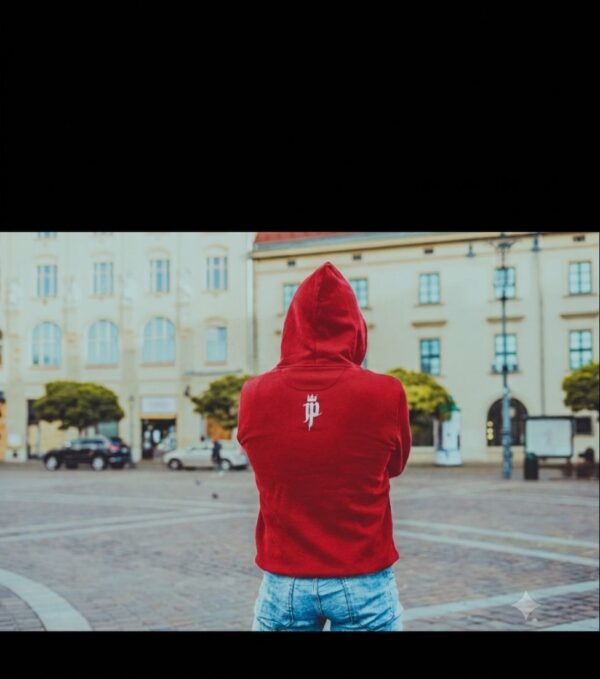 BLUZA JP FIRMA KAPTUR RED PRZEDSPRZEDAŻ