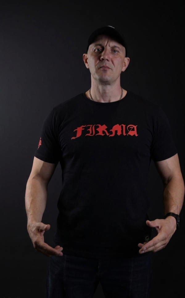 T-shirt FIRMA JP Red Classic PRZECIWKO KUREST** I UPADKOWI ZASAD PRZEDSPRZEDAŻ