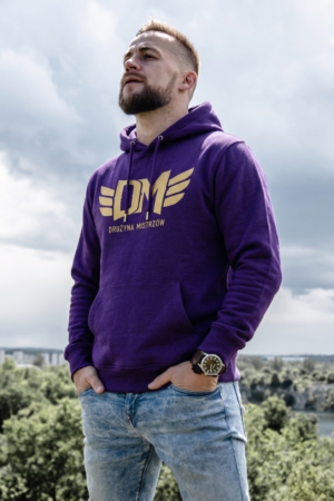 BLUZA DRUŻYNA MISTRZÓW PURPLE KAPTUR  PRZEDSPRZEDAŻ
