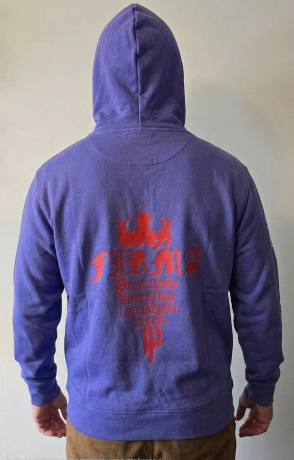 1786446462663(1) BLUZA FIRMA JP RED PURPLE PRZECIWKO KUREST** I UPADKOWI ZASAD PRZEDSPRZEDAŻ