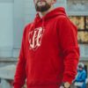 BLUZA JP FIRMA KAPTUR RED PRZEDSPRZEDAŻ