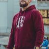 BLUZA JP FIRMA KAPTUR BURGUNDY PRZEDSPRZEDAŻ