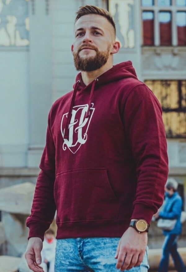 BLUZA JP FIRMA KAPTUR BURGUNDY PRZEDSPRZEDAŻ