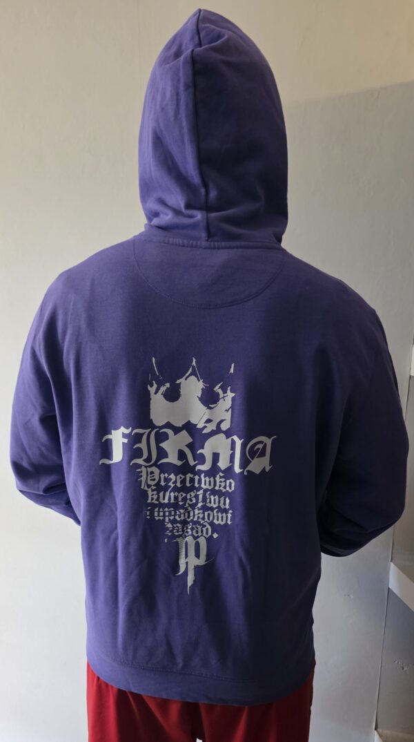 1000033136 BLUZA FIRMA JP WHITE PURPLE PRZECIWKO KUREST** I UPADKOWI ZASAD PRZEDSPRZEDAŻ