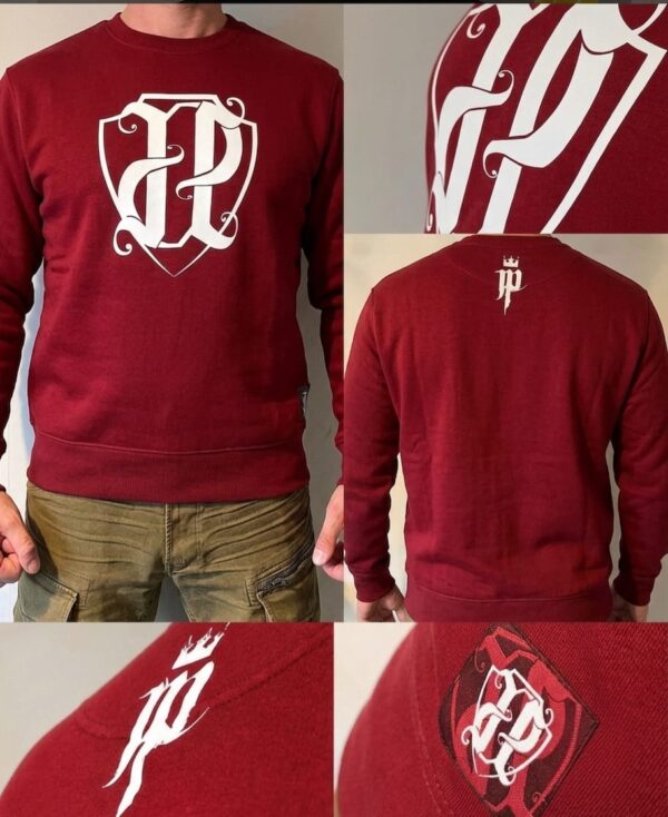 BLUZA JP FIRMA WHITE BURGUNDY CLASSIC  PRZEDSPRZEDAŻ