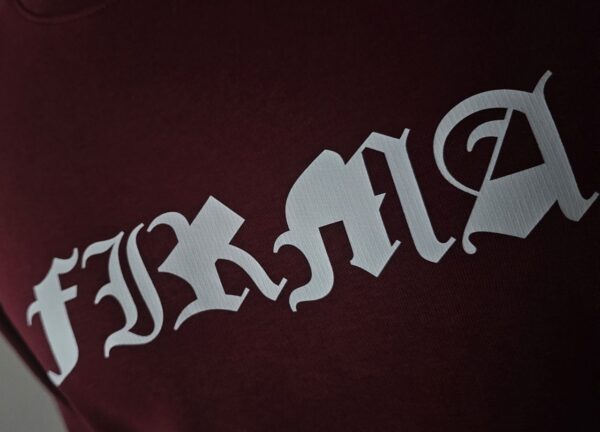 BLUZA FIRMA PRZECIWKO KURES*** I UPADKOWI ZASAD  WHITE BURGUNDY CLASSIC  PRZEDSPRZEDAŻ