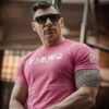 T-shirt FIRMA PRZECIWKO KURES*** I UPADKOWI ZASAD BUBBLE PINK CLASSIC PRZEDSPRZEDAŻ