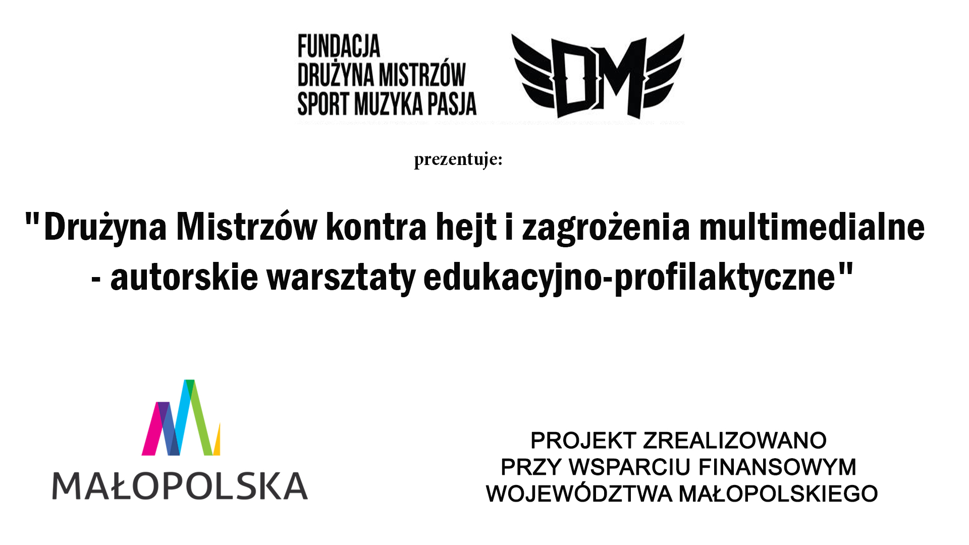 Drużyna Mistrzów kontra hejt i zagrożenia multimedialne